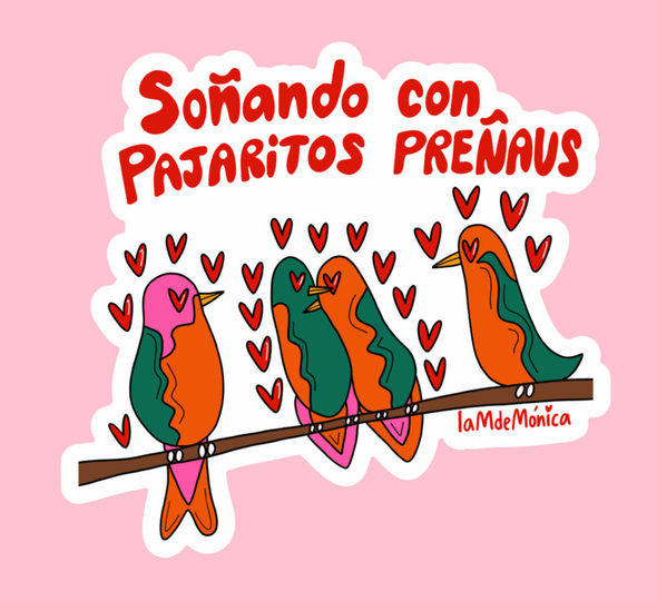 Pajaritos Preñaus - Sticker