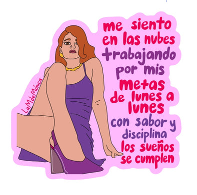 Me siento en las nubes - Sticker