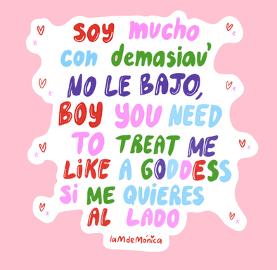 No le bajo - Sticker