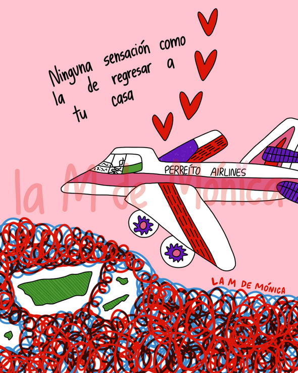 Perreíto Airlines - Art Print