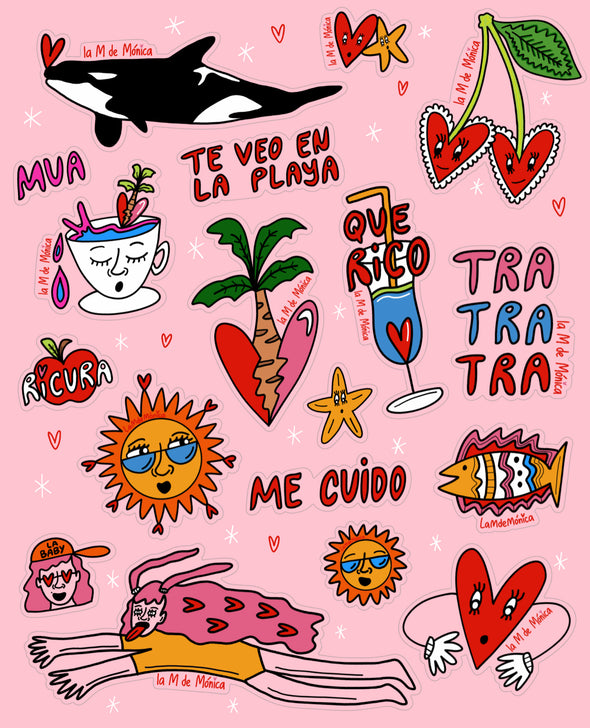 El mar y el amar ❤️- Sticker Sheet